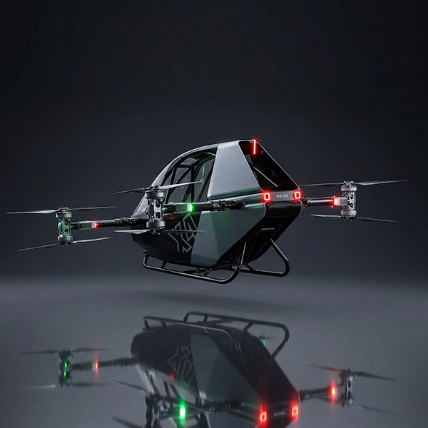 Global KUICKWHEEL CY-X4 Single Seat Manned eVTOL Aircraft Price and Configuration Parameters